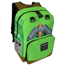 Load image into Gallery viewer, Minecraft Pickaxe Adventure Backpack