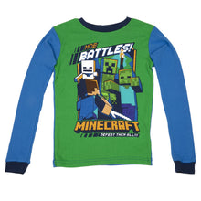 Load image into Gallery viewer, Minecraft Mob Battles Youth Pajama Set