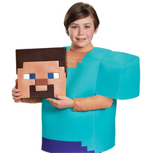 Load image into Gallery viewer, Minecraft Steve Classic Youth Costume
